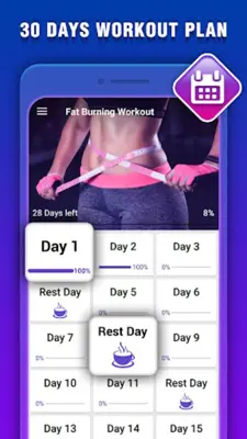 Fat Burning Workout for Women android App screenshot 6